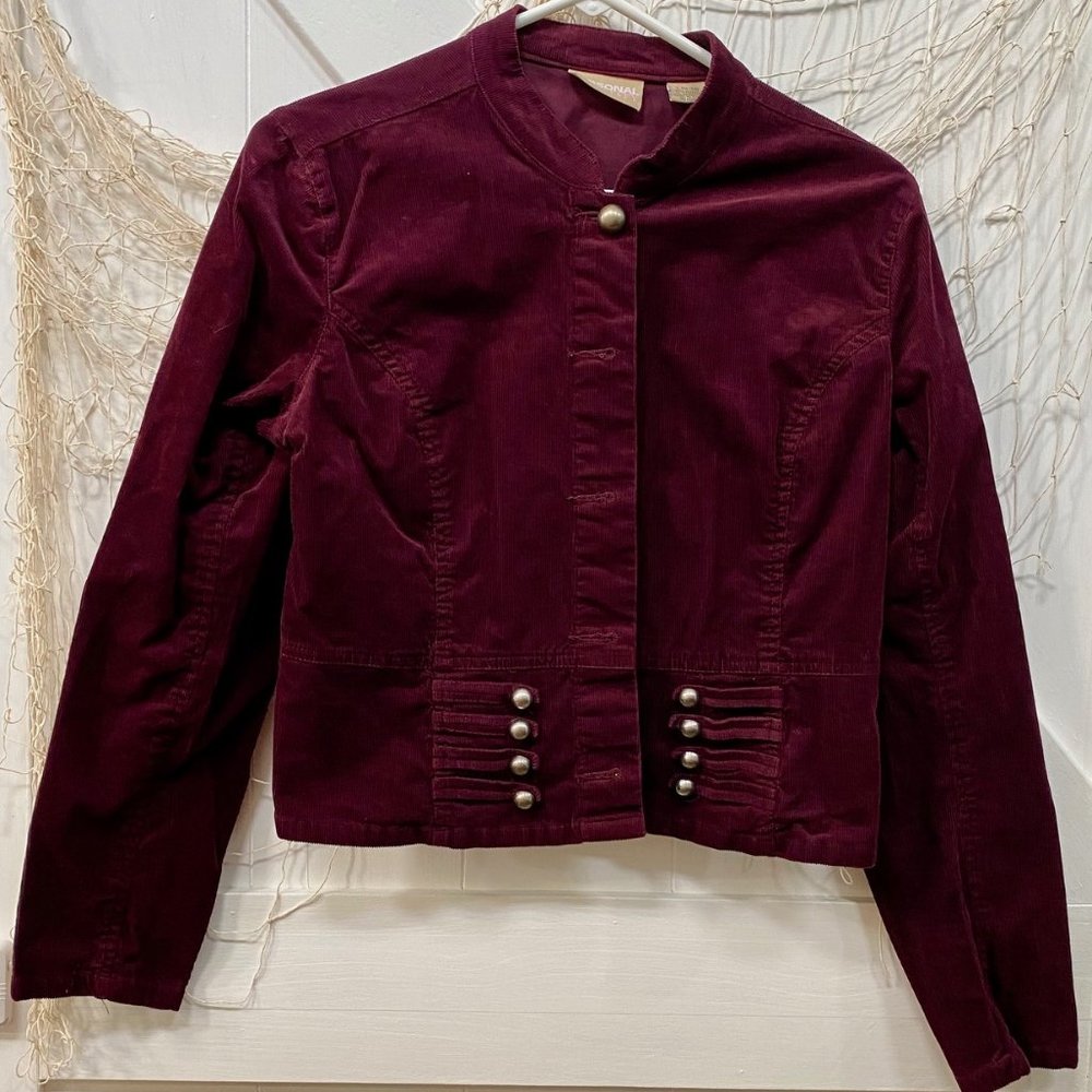 Burgundy Corduroy Jacket